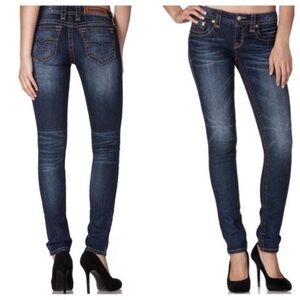 Rock Revival Anabela Skinny Straight Jeans Size 27